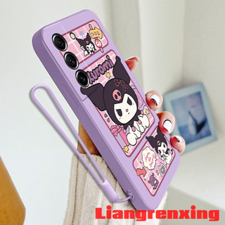 เคสซิลิโคนนิ่ม ลายการ์ตูน กันกระแทก สําหรับ samsung s21 fe samsung s21 ultra samsung s21 plus kuromi YTKLM01