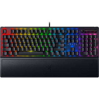 Razer BlackWidow V3 คีย์บอร์ดเล่นเกมเชิงกล: สวิตช์เชิงกล สีเขียว - สัมผัส &amp; Clicky - ไฟ Chroma RGB - ฟอร์มแฟคเตอร์ ขนาดกะทัดรัด - ฟังก์ชั่นมาโครที่ตั้งโปรแกรมได้