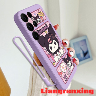 เคสซิลิโคนนิ่ม ลายการ์ตูน กันกระแทก สําหรับ samsung s22 ultra samsung s22 plus samsung s22 5g samsung kuromi YTKLM01