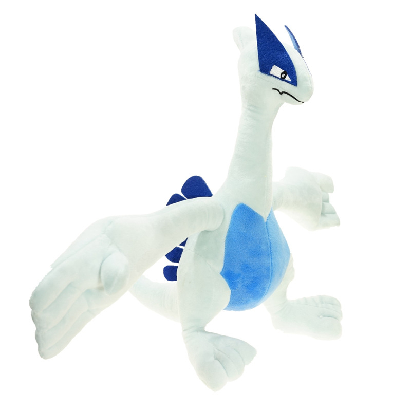 ตุ๊กตาฟิกเกอร์ Pokemon Lugia God Beast แบบนิ่ม ขนาด 35 ซม. เหมาะกับของขวัญวันเกิดคริสต์มาส ของเล่นสํ