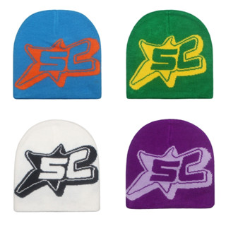 One Y2K Teenagers Winter Warmer Hat Unisex Beanie Streetwear Skull Hip-Hop