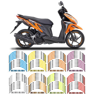 สติกเกอร์ติดขอบล้อรถจักรยานยนต์ สําหรับ HONDA Click 125i 150i 160i 14 นิ้ว 14 นิ้ว Click125i Click150i Click160i