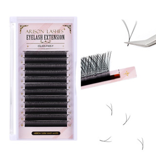 Lashes yy Arison Thread Y ขนตาปลอม ขนมิงค์ธรรมชาติ ยืดหยุ่น