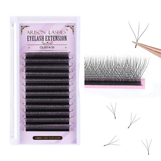 Arison Lashes ขนตาปลอม 3D-W สไตล์ปริมาตรธรรมชาติ