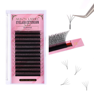 Arison Lashes ขนตาปลอม 4D-W สไตล์ปริมาตรธรรมชาติ