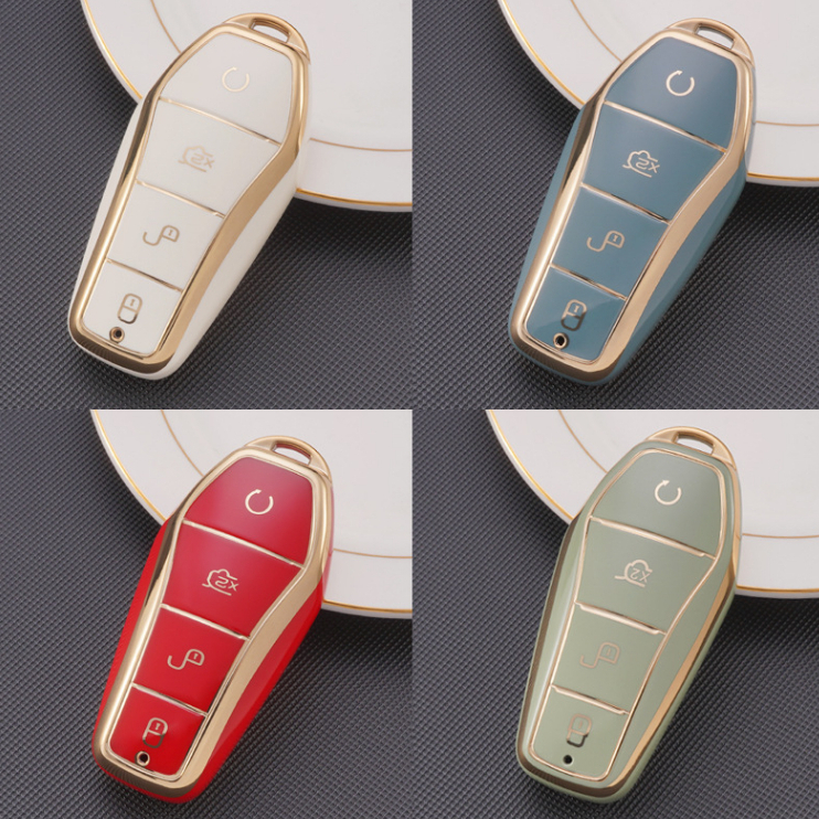 Byd ATTO 3 เคสกุญแจแฟชั่น dolphin shark key case atto3 dolphin E2 sealion 07 ฝาครอบกุญแจ BYD key case - รูปที่ 5