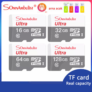 Somnambulist Ultra microSD เมมโมรี่การ์ด 64GB | 32gb | การ์ดหน่วยความจํา 128gb สําหรับบันทึกการขับขี่ ตรวจสอบกล้อง