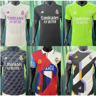 เสื้อกีฬาแขนสั้น ลายทีมชาติฟุตบอล Real Madrid 23 24 2023 2024