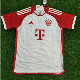 เสื้อกีฬาแขนสั้น ลายทีมชาติฟุตบอล Bayern Home AAA+ MAN 23 24 ชุดเหย้า ไซซ์ S-4XL*