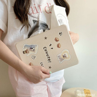 เคส ลายการ์ตูนลูกสุนัข พร้อมขาตั้ง สําหรับ iPad Air 5 2021 iPad Pro 11 Air 4 10.9 Pro 12.9 Mini 6 2019 10.2 7 8 9th Generation 360° เคสหมุนได้