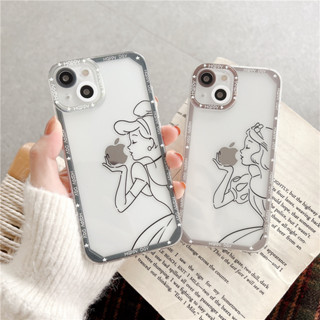 เคสโทรศัพท์มือถือ ลาย Snow White Alice สําหรับ iPhone 13 promax 14 promax 11 X 12 Apple 7 8plus