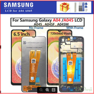 อะไหล่หน้าจอสัมผัส LCD 6.5 นิ้ว สําหรับ Samsung Galaxy A04 Samsung A045 LCD A045F A045M