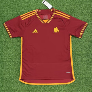 เสื้อกีฬาแขนสั้น ลายทีมชาติฟุตบอล Ro-ma Home 23 24 AAA+ ไซซ์ S-4XL*