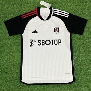 เสื้อกีฬาแขนสั้น ลายทีมชาติฟุตบอล Fulham Home AAA+ MAN 23/24 ไซซ์ S-4XL*