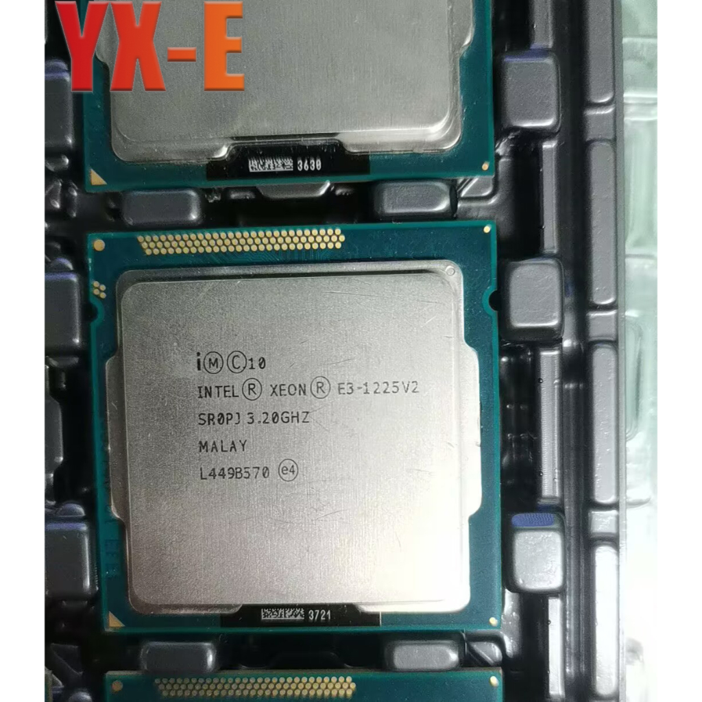 Intel Xeon E3-1225 V2 LGA 1155 โปรเซสเซอร ์ CPU E3 1225 V2 SR0PJ 3.2GHz Quad Core 77W L3 แคช 8MB พร ้ อมวางการกระจายความร ้ อน