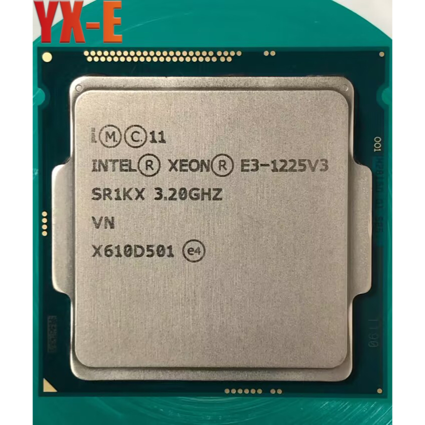 Intel Xeon E3-1225 v3 LGA1150 โปรเซสเซอร ์ CPU E3 1225 v3 3.2 GHz 8MB 5GT/s s SR1KX 84W L3 แคช 8MB พร ้ อมวางการกระจายความร ้ อน