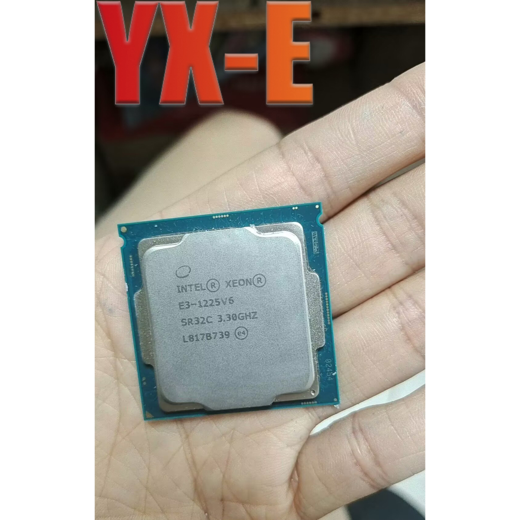 Intel Xeon E3-1225 v6 LGA1151 โปรเซสเซอร ์ CPU E3 1225 v6 Quad-Core 3.30GHz สูงสุด 3.7GHz 73W L3 แคช 8MB พร ้ อมวางการกระจายความร ้ อน