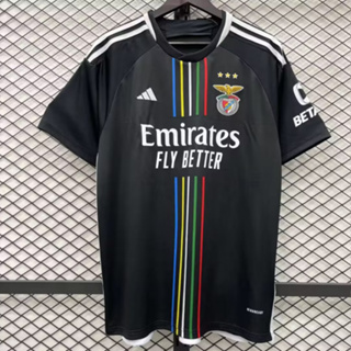 เสื้อกีฬาแขนสั้น ลายทีมชาติฟุตบอล Benfica 23/24 AAA+ MAN jersey S-4XL* พร้อมส่ง!!!!*