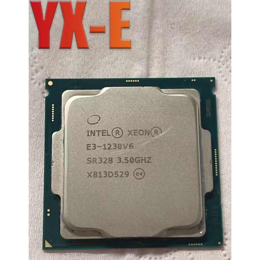 Intel Xeon E3-1230 V6 LGA1151 โปรเซสเซอร ์ CPU E3 1230 V6 SR328 3.50 GHz Quad Cores L3 แคช 8MB พร ้ อมวางการกระจายความร ้ อน