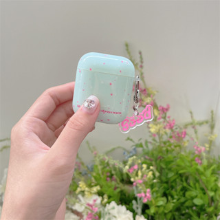 เคสหูฟังบลูทูธไร้สาย ลายหมึกกระเด็น สีชมพู สําหรับ Apple Air Pods 1 2 3 Air Pods Pro