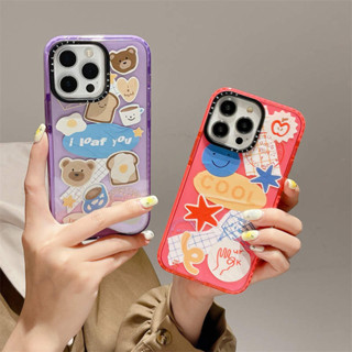 เคสโทรศัพท์มือถือ ลายการ์ตูนหมีน้อยน่ารัก แฟชั่น สําหรับ เคส Samsung Galaxy s23 + s22 ultra s23 plus iPhone xs max xr 11 pro max 12x13 pro 14 pro max case