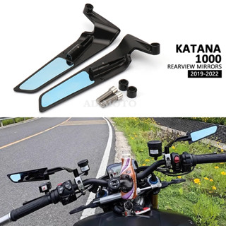 ใหม่ กระจกมองหลังอลูมิเนียม อุปกรณ์เสริม สําหรับรถจักรยานยนต์ Suzuki KATANA 1000 KATANA 1000 2019 2020 2021 2022