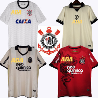 [Reteo] เสื้อกีฬาแขนสั้น ลายทีมชาติฟุตบอล 2010-2011-2012 23-24 corinthians 4th 3th home ครบรอบ 100 ปี สําหรับผู้ชาย