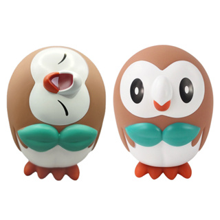 โมเดลฟิกเกอร์ PVC รูปการ์ตูน Pokemon Rowlet Owl Piggy Bank ขนาด 14 ซม. เหมาะกับของขวัญวันเกิด ของเล่นสําหรับเด็ก