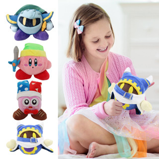 Kirby Sword ตุ๊กตานักดาบ Star Kirby ของเล่นเกมตุ๊กตาตุ๊กตาอุปกรณ์ต่อพ่วง Kirby Plush Toy