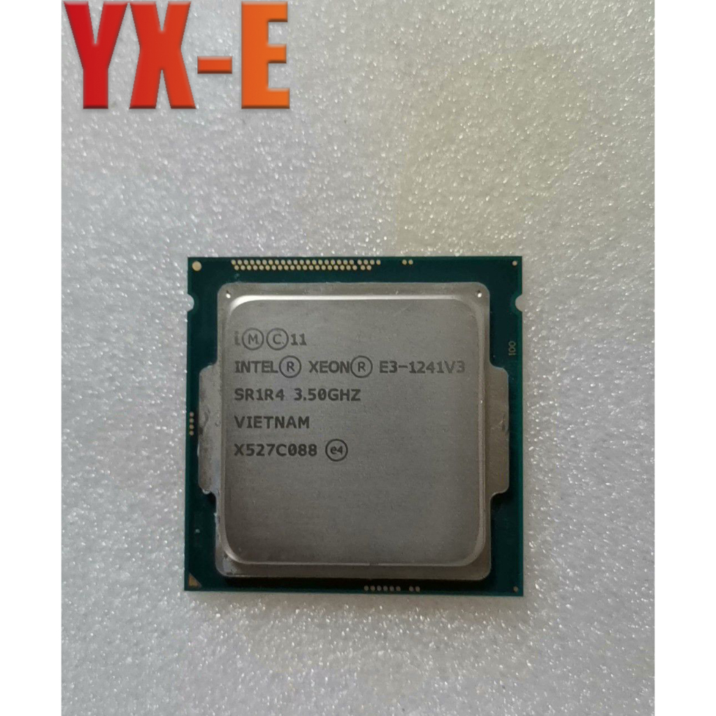 Intel Xeon E3-1241V3 LGA1150 โปรเซสเซอร์ CPU E3 1241V3 Quad Core 3.50GHZ สูงสุด 3.9GHz 8MB SR1R4 80W L3 แคช 8M พร้อมแผ่นกระจายความร้อน