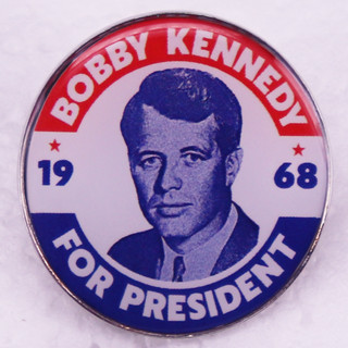 Bobby kennedy เข็มกลัดโลหะ รูปประธานาธิบดี สําหรับเครื่องประดับ