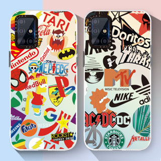 เคสโทรศัพท์มือถือแบบนิ่ม กันกระแทก ลายกลิตเตอร์ไล่โทนสี สําหรับ Samsung Galaxy A72 A52S A52 A32 A22S A22 A71 A51 A31 A50S A50 A30S A21S A20S A105G 4G