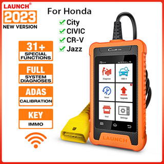 Launch X431 Elite เครื่องสแกนเนอร์วินิจฉัยระบบอัตโนมัติ OBD OBD2 ECU สําหรับ Honda city civic cr-v jazz