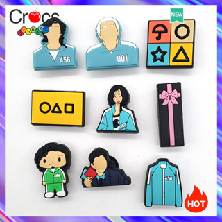 C rocs Jibbitz Charms รองเท้าแฟชั่น อุปกรณ์เสริม สําหรับ Crocs 9 ชิ้น