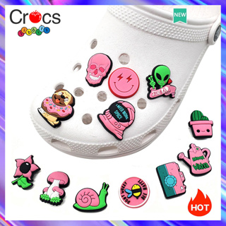 C rocs Jibbitz Charms รองเท้าแฟชั่น อุปกรณ์เสริม สําหรับ Crocs 12 ชิ้น