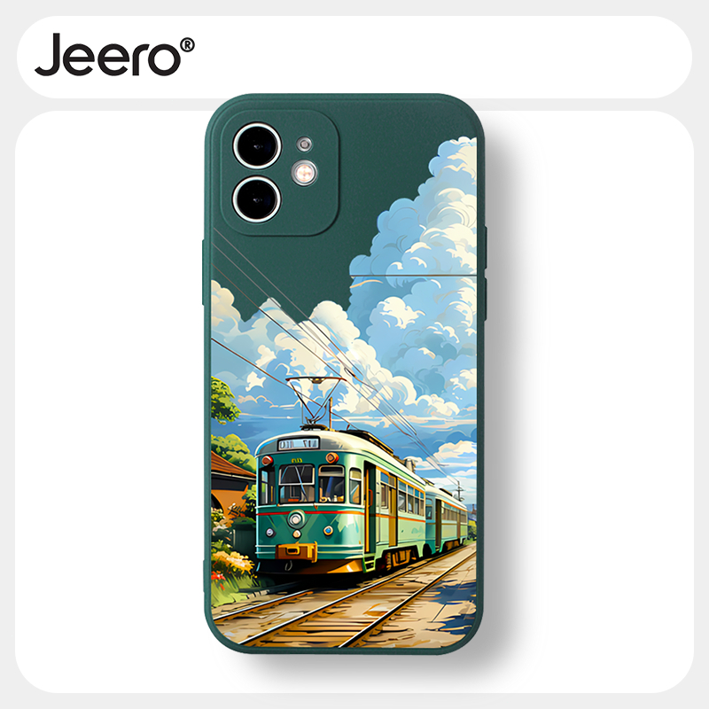 Jeero เคสไอโฟน เคสซิลิโคนนุ่มกันกระแทกการ์ตูนน่ารักตลก เคสโทรศัพท์ Compatible for iPhone 16 15 14 13 12 11 Pro Max SE 2020 X XR XS 8 7 6 6S Plus พลัส HFF3415