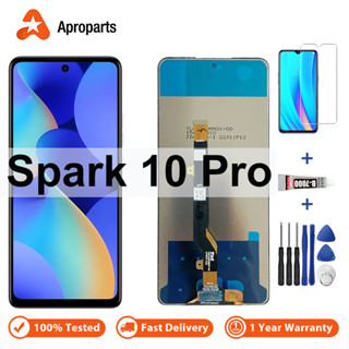 อะไหล่หน้าจอสัมผัส LCD สําหรับ Tecno Spark 10 Pro KI7