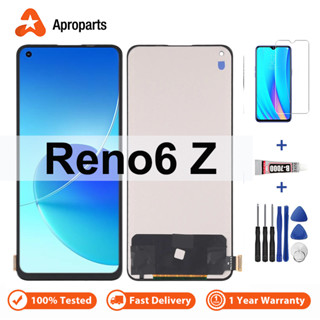 อะไหล่หน้าจอสัมผัส LCD แบบเปลี่ยน สําหรับ OPPO Reno6 Z CPH2237 Reno 6Z 5G