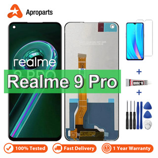 อะไหล่หน้าจอสัมผัสดิจิทัล LCD พร้อมกรอบ แบบเปลี่ยน สําหรับ OPPO Realme 9 Pro RMX3471 RMX3472