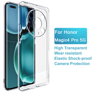 Imak Huawei Honor Magic 4 Pro 5G เคสโทรศัพท์มือถือ ซิลิโคนนิ่ม TPU ใส กันกระแทก สําหรับ Soft Casing Back Cover Silicone Phone Case