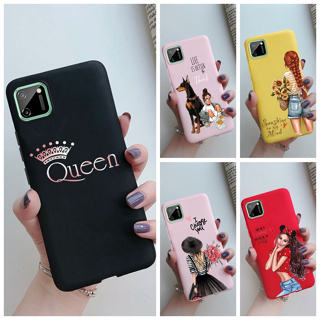 เคสโทรศัพท์ซิลิโคน TPU แบบนิ่ม ลายมงกุฎ หรูหรา สําหรับ Realme C11 Realme C11 RealmeC11