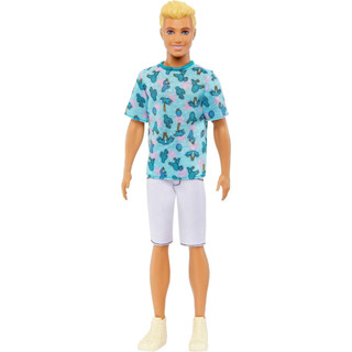 Barbie Ken Fashionistas Doll #211 with Blond Hair and Cactus Tee HJT10 ตุ๊กตาบาร์บี้เคน ตุ๊กตาแฟชั่นนิสต้า #211 เสื้อยืด ลายกระบองเพชร HJT10