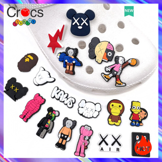 C rocs Jibbitz Charms รองเท้าแฟชั่น อุปกรณ์เสริม สําหรับ Crocs Charms 18 ชิ้น