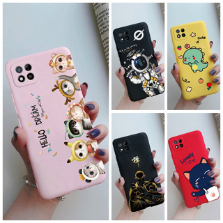 เคสโทรศัพท์มือถือ ซิลิโคนนิ่ม กันกระแทก ลายการ์ตูน สีสันสดใส สําหรับ Realme C20 C20A Realme C11 2021