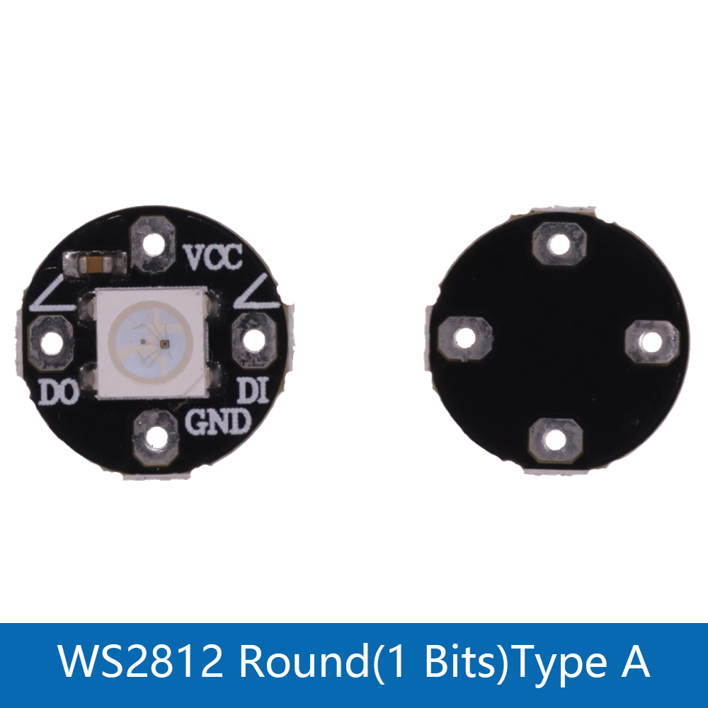 RGB LED แหวน 1 บิต LEDs WS2812 5050 RGB LED แหวนโคมไฟพร้อมไดรเวอร์แบบบูรณาการสําหรับ Arduino DIY ชุด