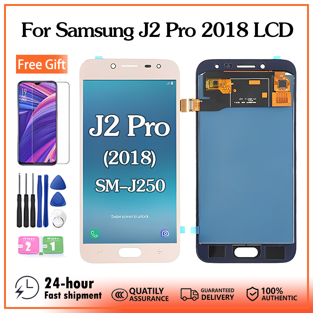 สําหรับ Samsung Galaxy J2 Pro 2018 SM-J250 J250F จอแสดงผล LCD Touch Screen Digitizer เปลี่ยน