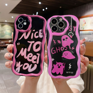 เคสโทรศัพท์มือถือแบบนิ่ม ขอบโค้ง ลายการ์ตูนผี 3D แวววาว สําหรับ Realme 10 5S 5 5i 9i C17 7i C11 2021 C55 C21Y C30 C30S C33 C31 C35 C15 C21 C25 C20 C3 C12 C2 C25S C1 C25Y C2 C3i 6i C20A  Narzo 20 10 10A 20A 30A 50i 50A Prime