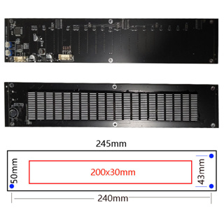 เครื่องวิเคราะห์เพลงสเปกตรัม DSP EQ ควบคุมด้วยเสียง ตัวบ่งชี้ระดับเสียง จังหวะสมดุล VU METER