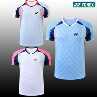 Yonex ใหม่ เสื้อกีฬาปิงปอง ระบายอากาศ ซับเหงื่อ ใส่สบาย เหมาะกับฤดูร้อน สําหรับผู้ชาย และผู้หญิง 2023