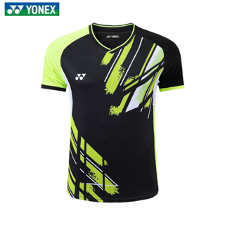 Yonex ชุดแบดมินตัน แขนสั้น ดูดซับเหงื่อ แห้งเร็ว สําหรับผู้ชาย และผู้หญิง 2023